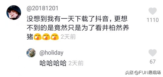 井柏然抖音小猪,井柏然给白敬亭送小猪佩奇