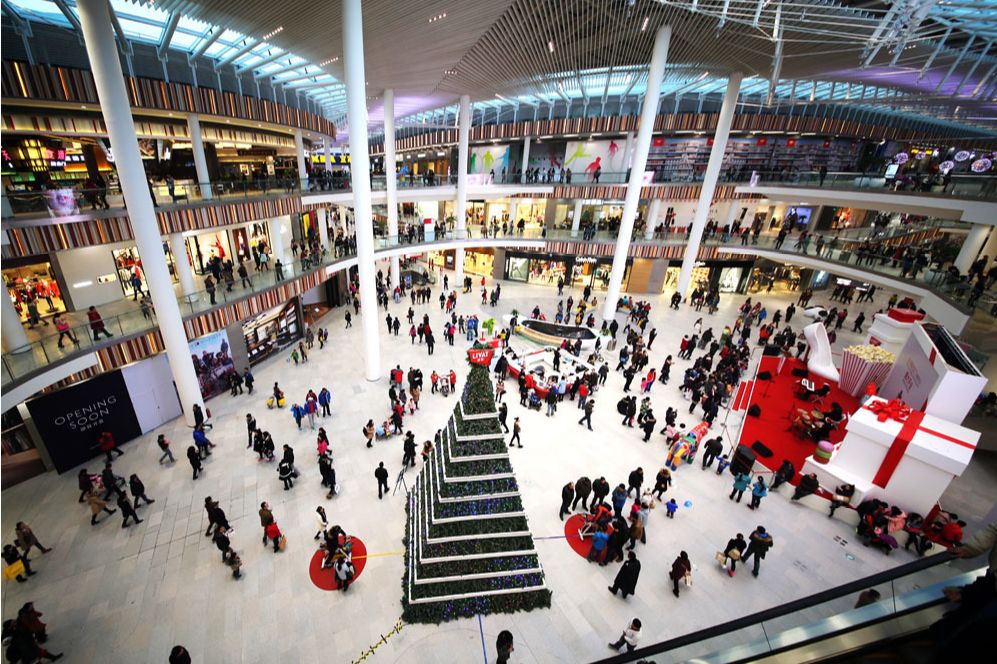 北京人气最好的休闲购物商场排名,北京客流量最大的商场排名