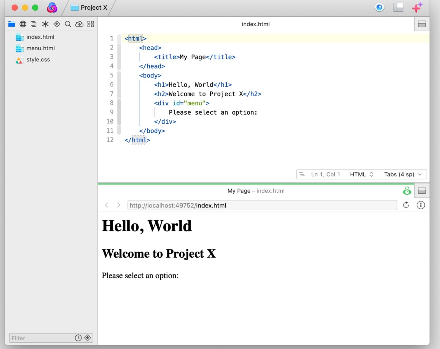 代码编辑器Nova6预览工作流程