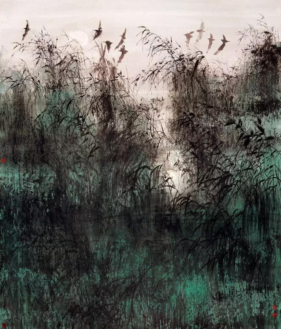 画家宋雨桂作品欣赏,宋雨桂山水书画作品