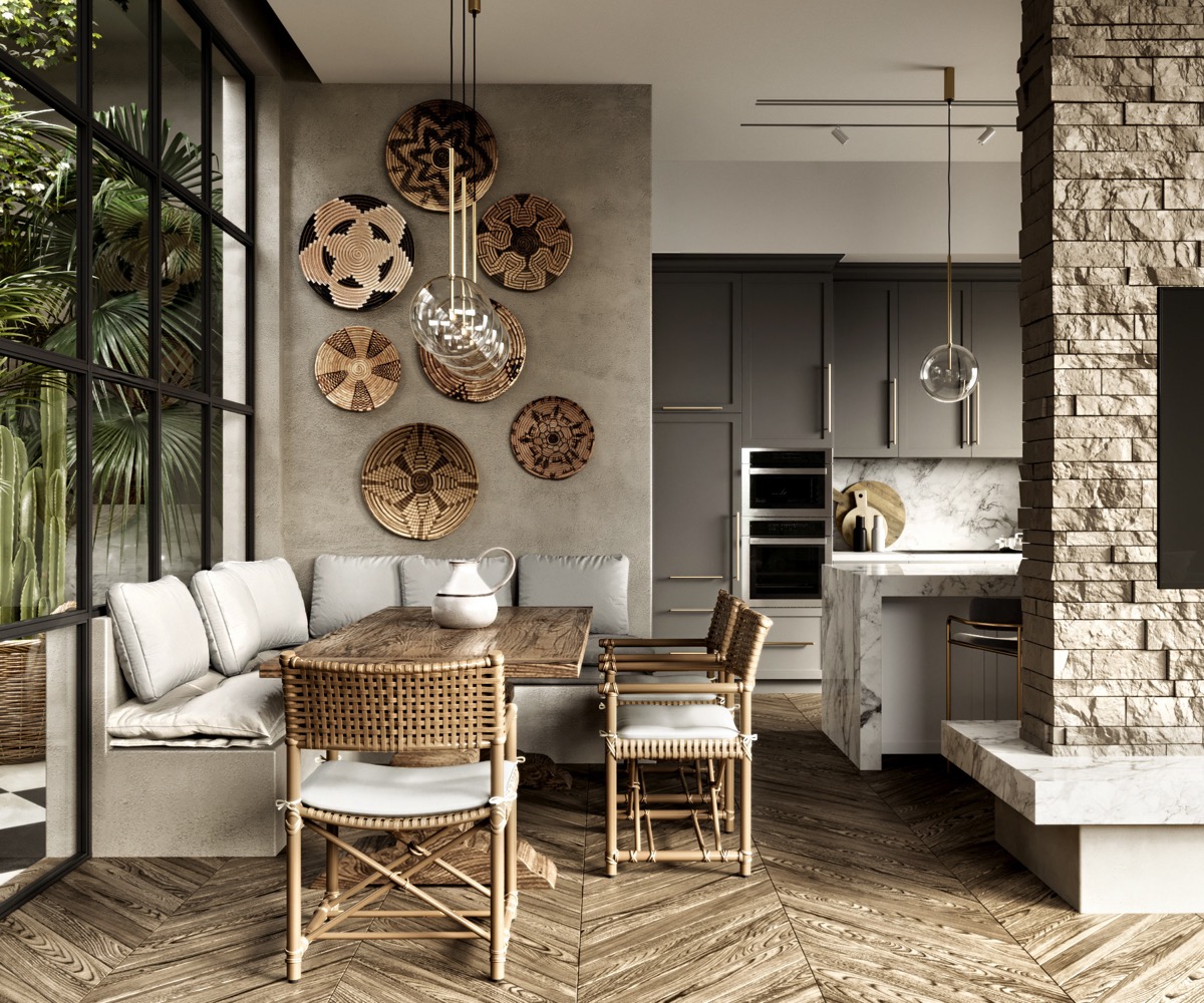 四米挑高户型装修风格,波希米亚风格装修