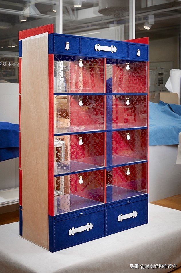 LV新包|NBA合作系列:篮网元素,红白蓝3色细节