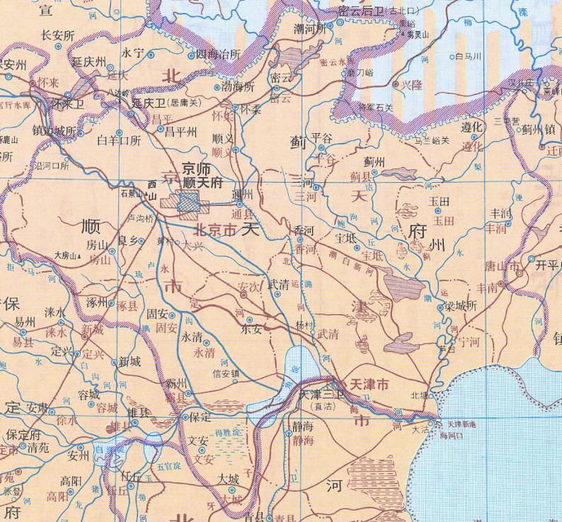 清朝时顺天府是现在什么地方,顺天府与直隶