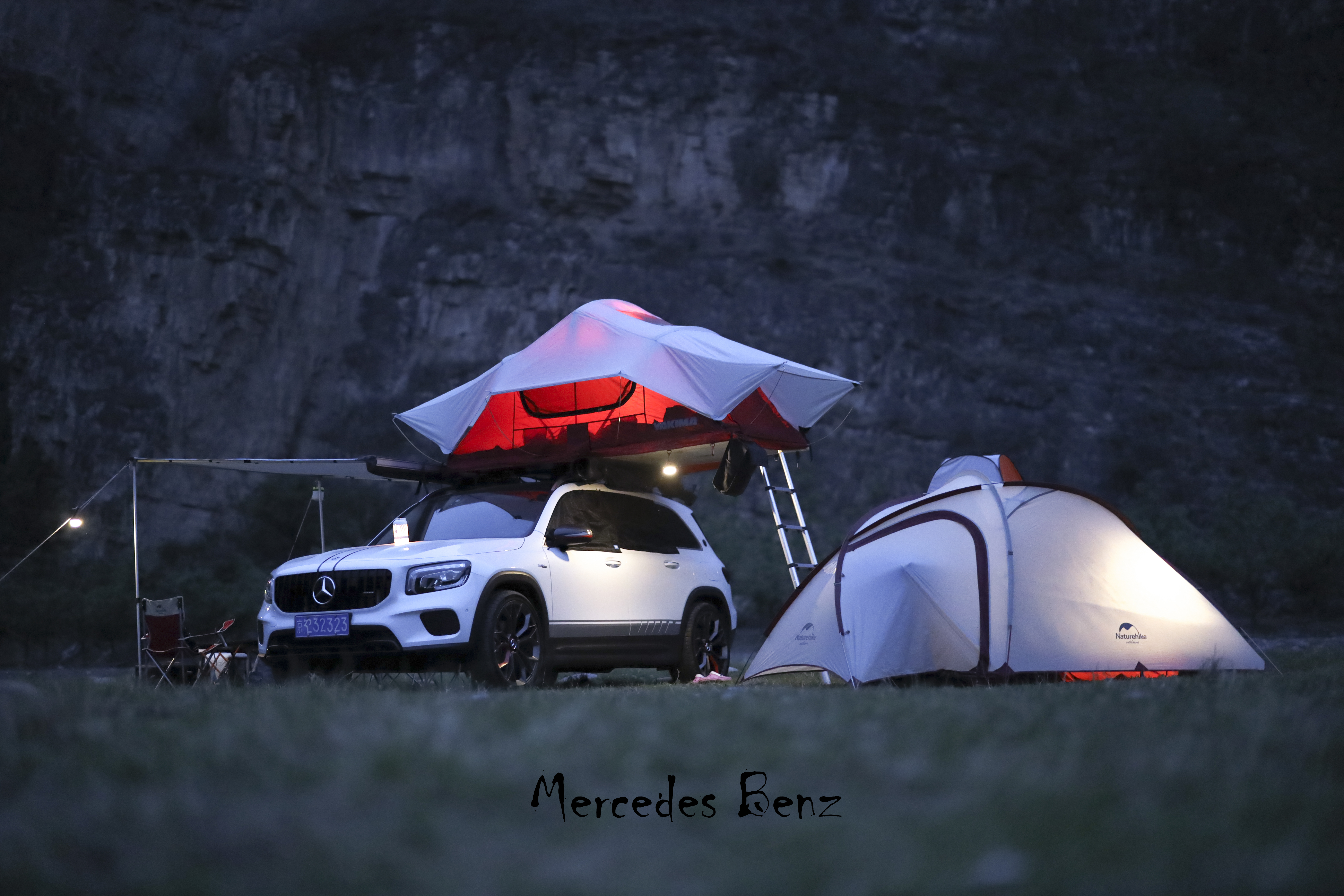 glb旅行改装,奔驰glb露营