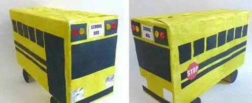 鞋盒手工创意小学,4-6岁儿童鞋盒手工小汽车