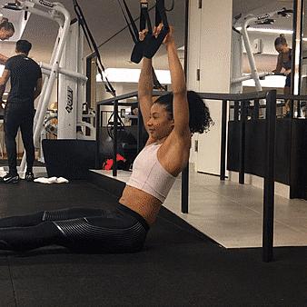 66个最佳的trx悬吊训练动作集锦,trx训练带练背