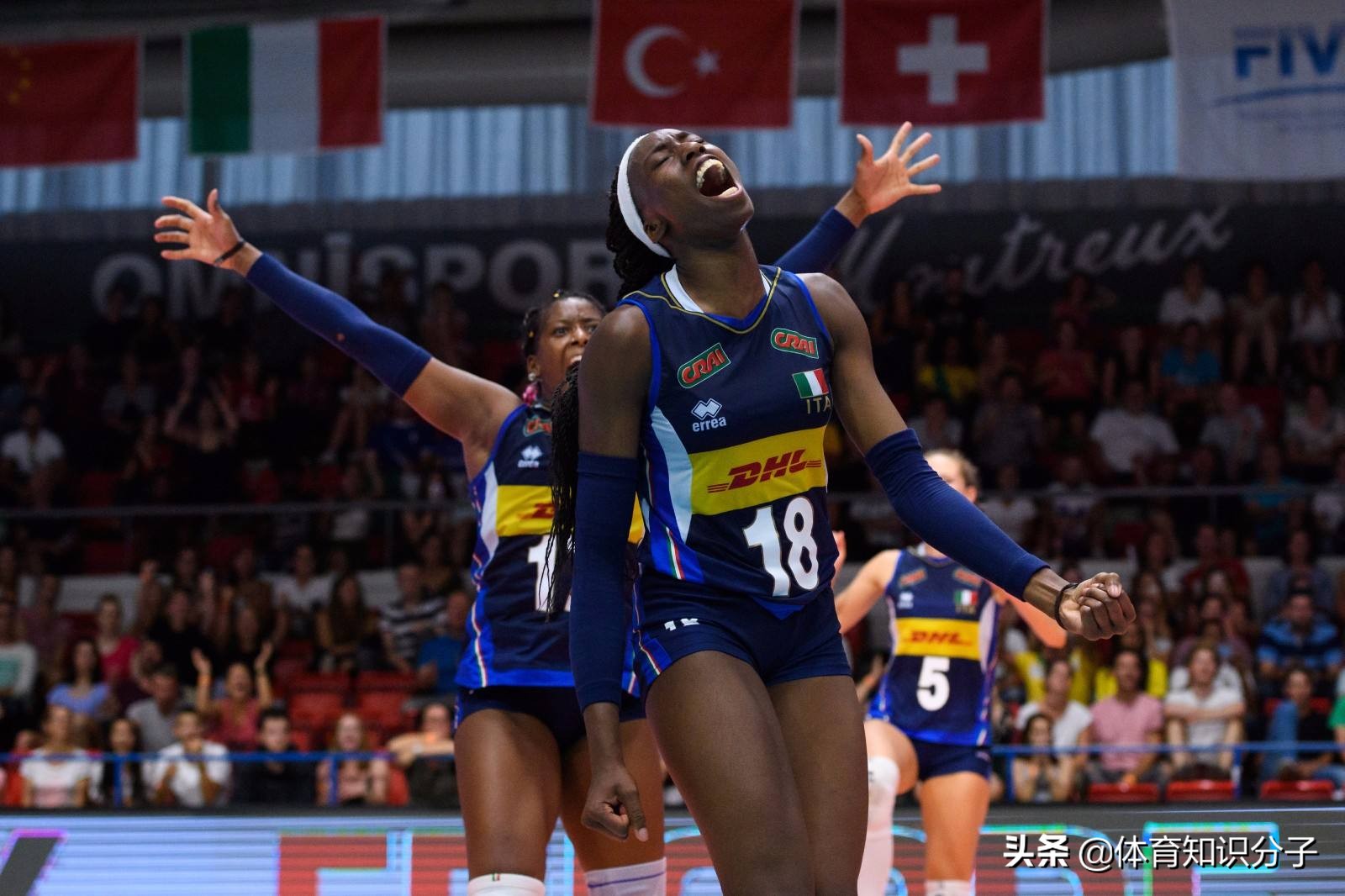 瞧不上中国队?意大利女排黑人球星点出最强对手,朱婷要加油了