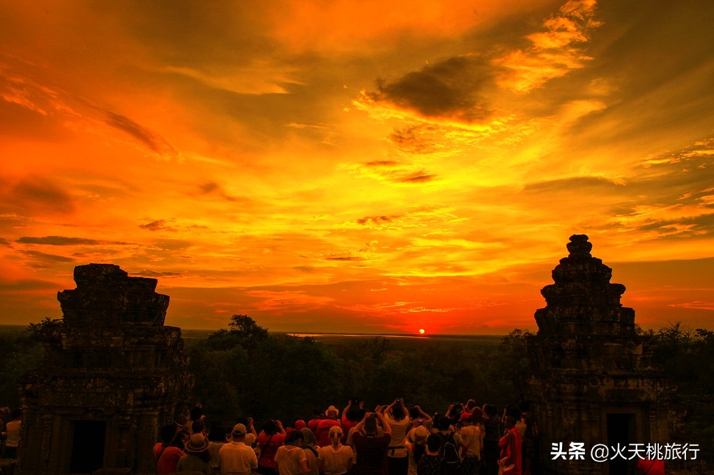 柬埔寨暹粒机场到吴哥窟,柬埔寨暹粒市的吴哥窟