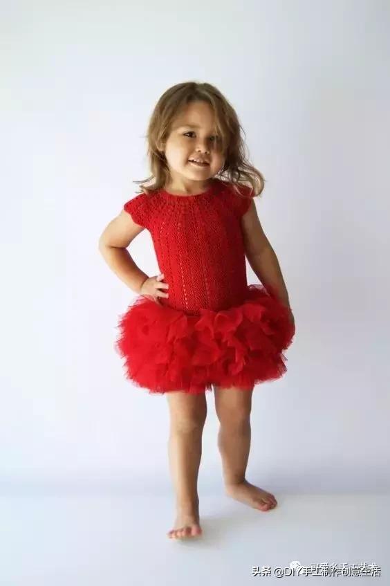 布艺手工制作蓬蓬裙,钩织裙子视频