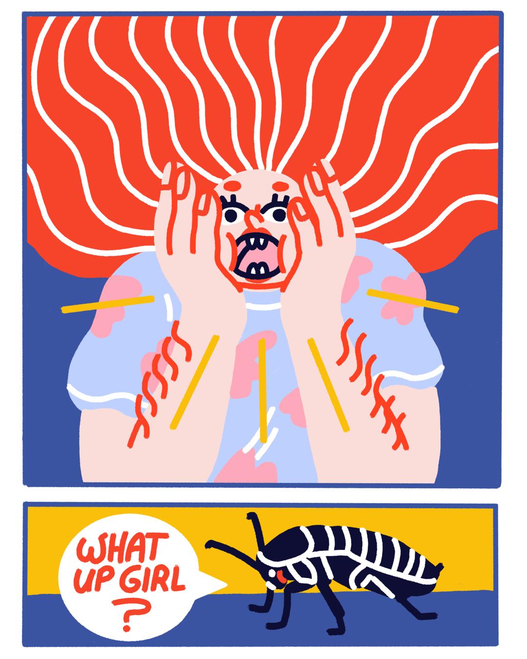 匈牙利插画师gabibaracsi,德国插画师sylvia