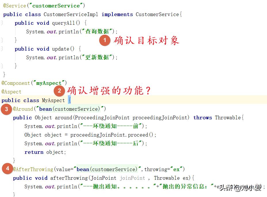 spring框架之切面编程步骤说明