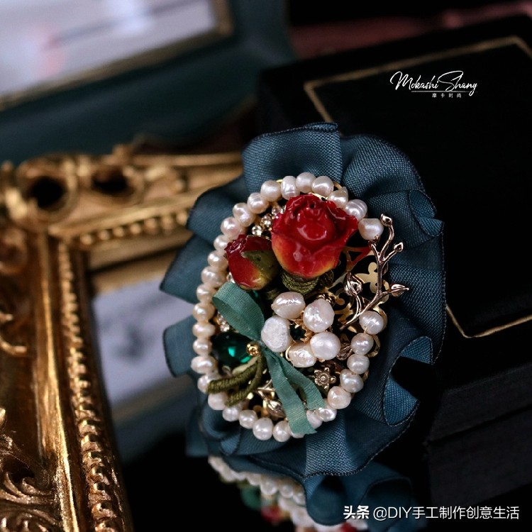 永生花首饰手工diy制作,制作永生花首饰