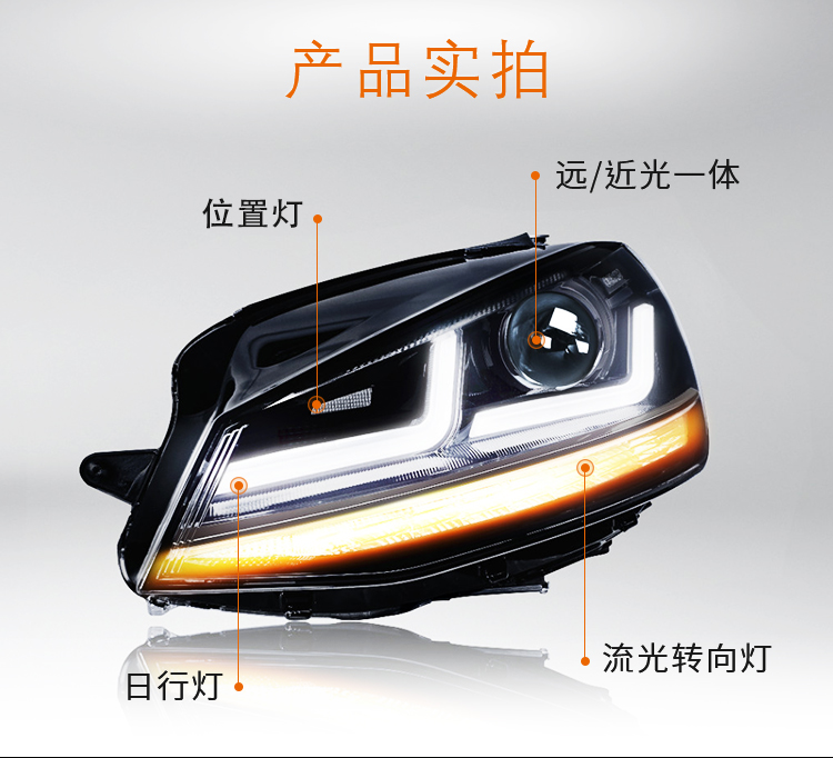 常见中高端汽车大灯,又聚光又亮的汽车大灯选择