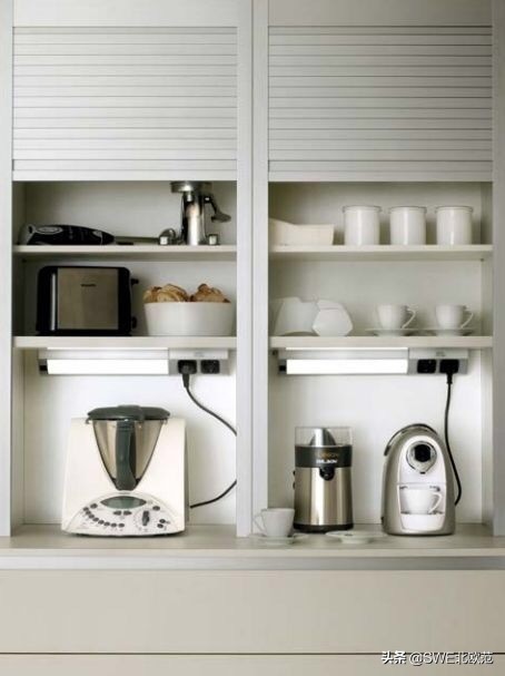 家用厨房小电器收纳,家里厨房电器收纳