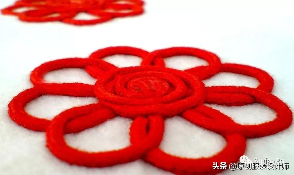 服装绣花工艺大全,服装绣花工艺图解说明