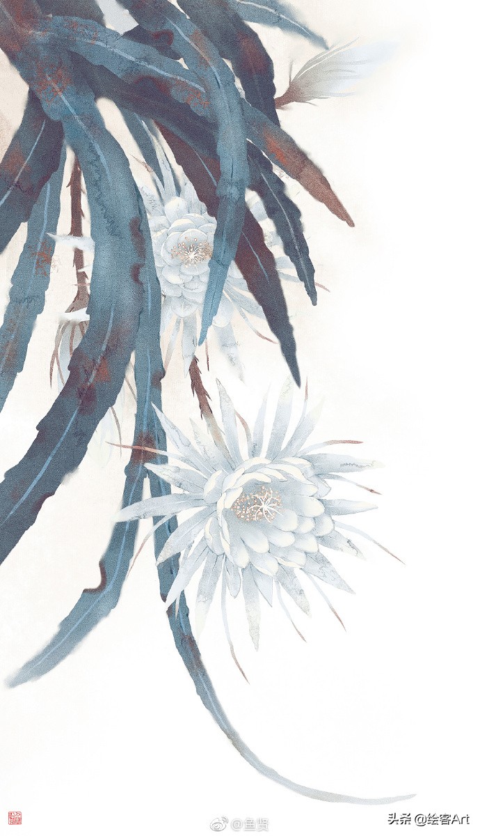 小清新写意国画,值得收藏的小写意国画