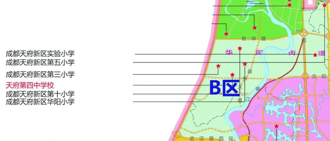 天府新区为什么多校划片,2021年天府新区学区划片高清图