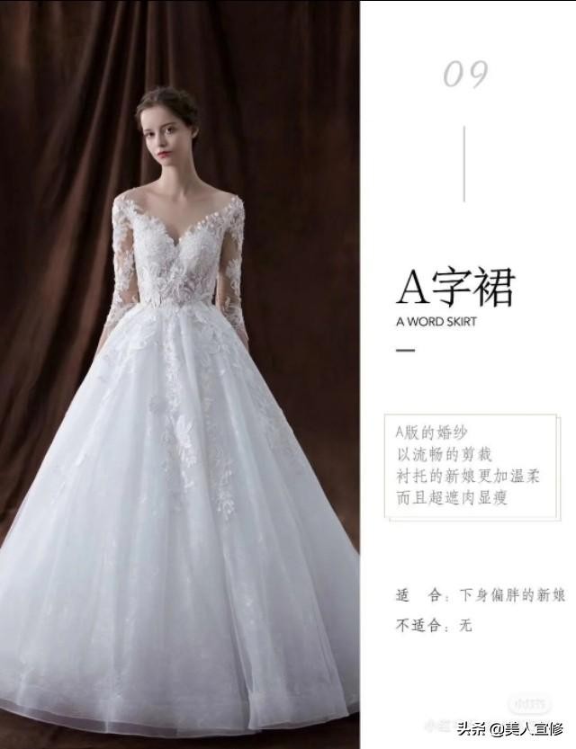 新娘怎么挑选婚纱好看,10种挑婚纱方法
