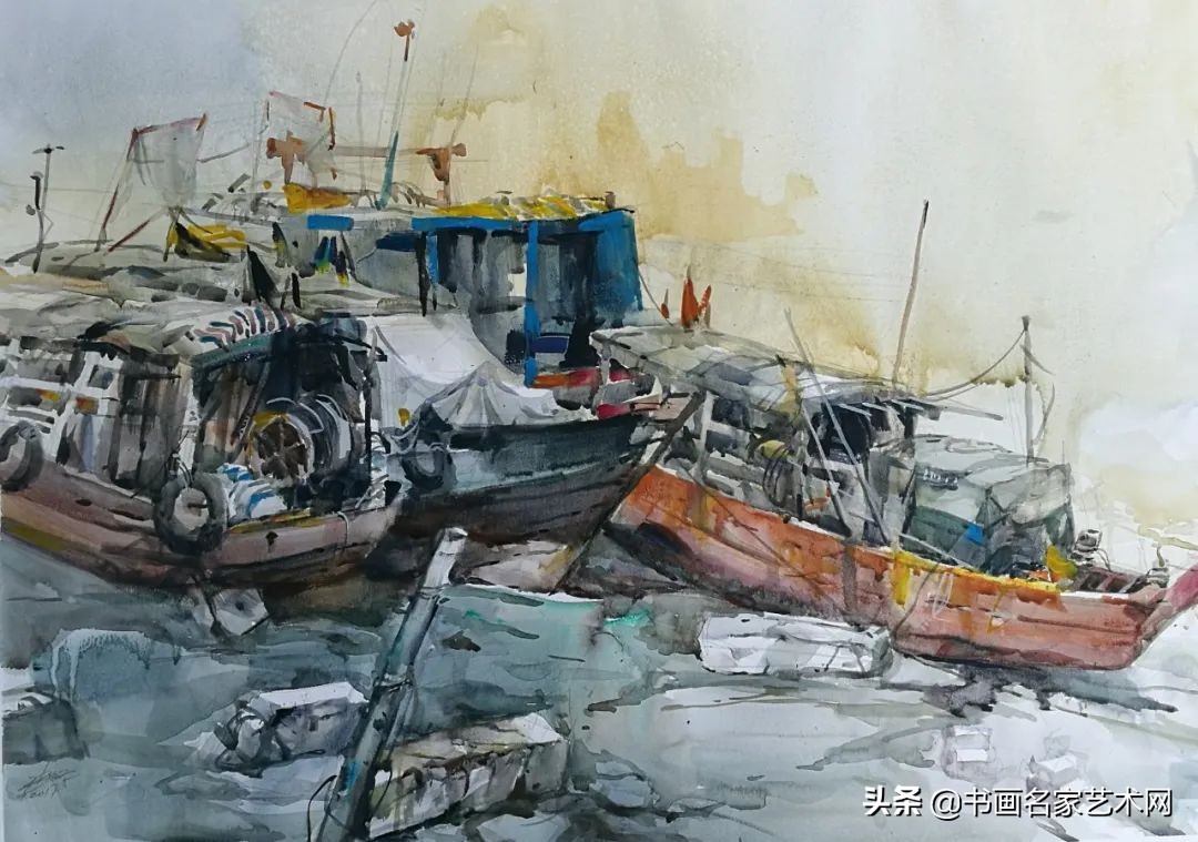 中国张虹,中国艺术水彩画