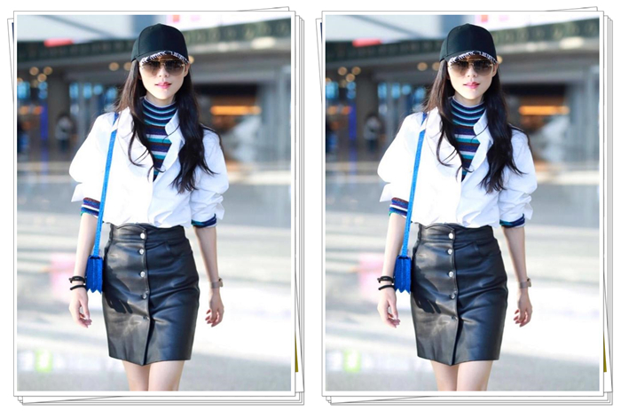 时髦单品“皮裙”，学会选款+搭配，让你的穿搭性感与时尚并存