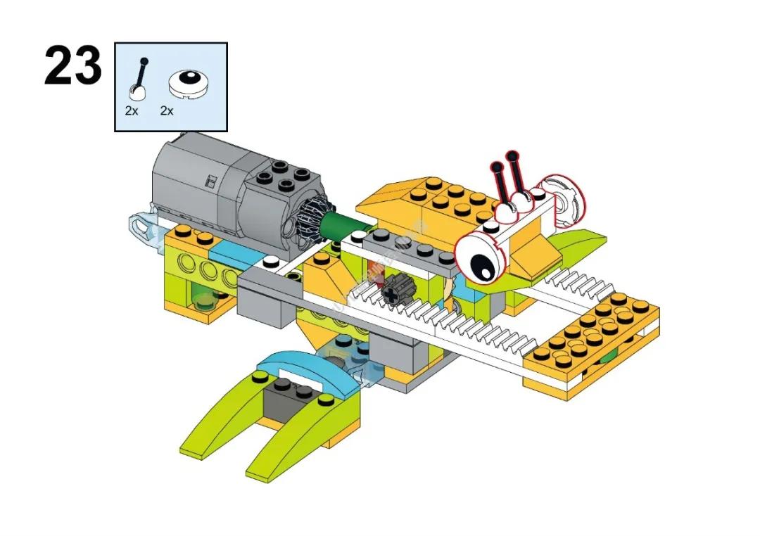 乐高wedo昆虫,wedo螳螂搭建