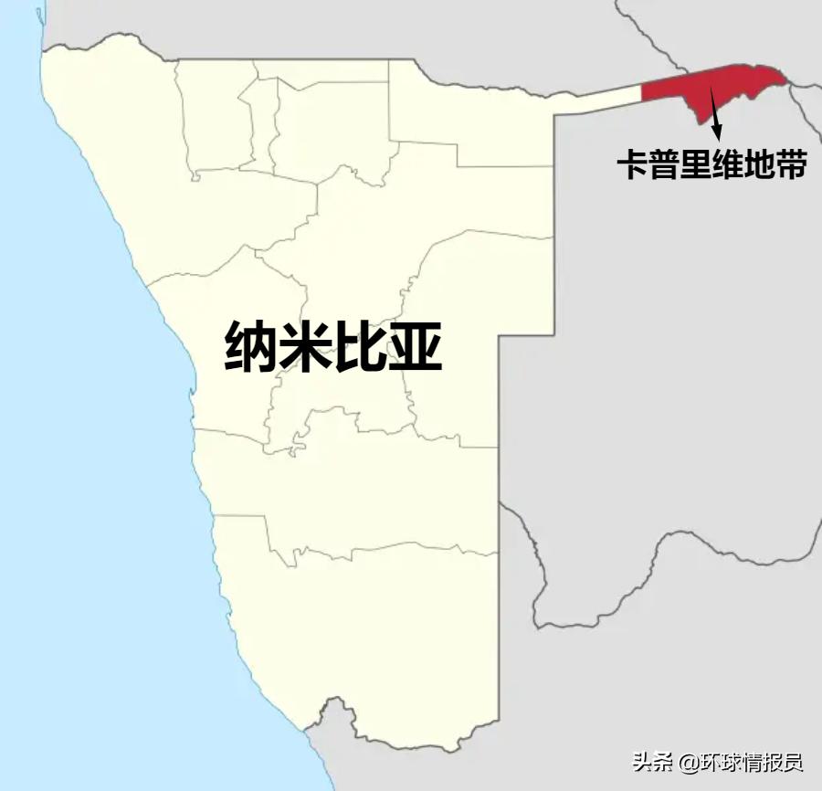 纳米比亚地理位置图,纳米比亚是个什么地方