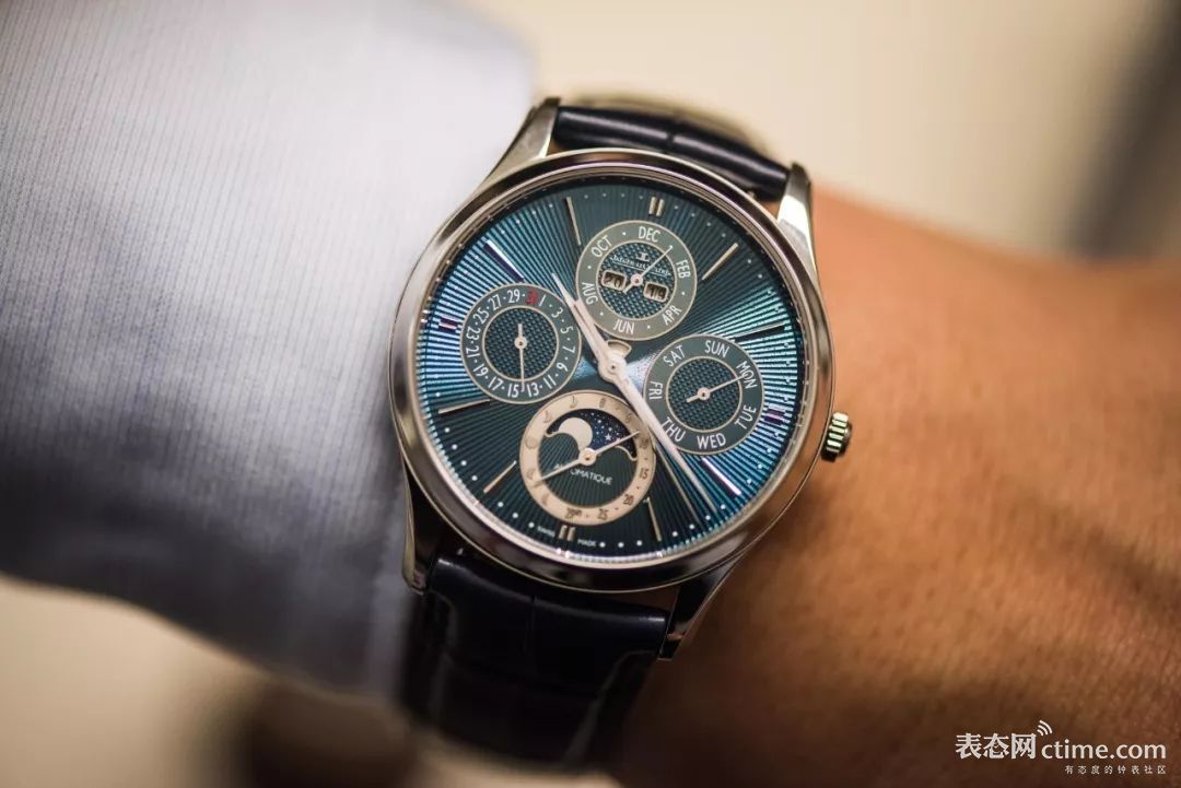积家大师月相珐琅盘限量版,积家大师系列大丑腕表