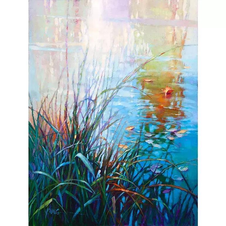 三个画家笔下的雪景,三位油画家的风景画