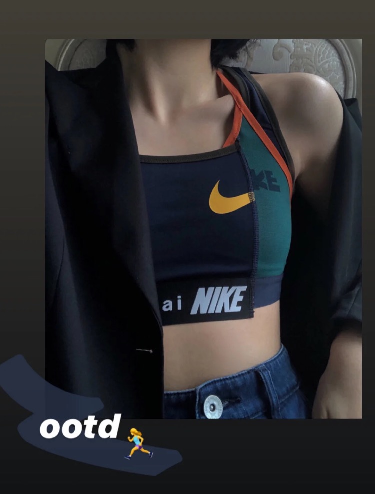 健身房穿搭不重样，Nike联名运动内衣开挂了