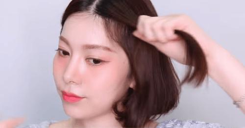 毛晓彤短发发型扎法,毛晓彤复古卷短发适合什么脸型