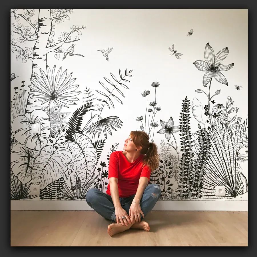 凹凸不平墙面用什么记号笔,墙面艺术设计作品