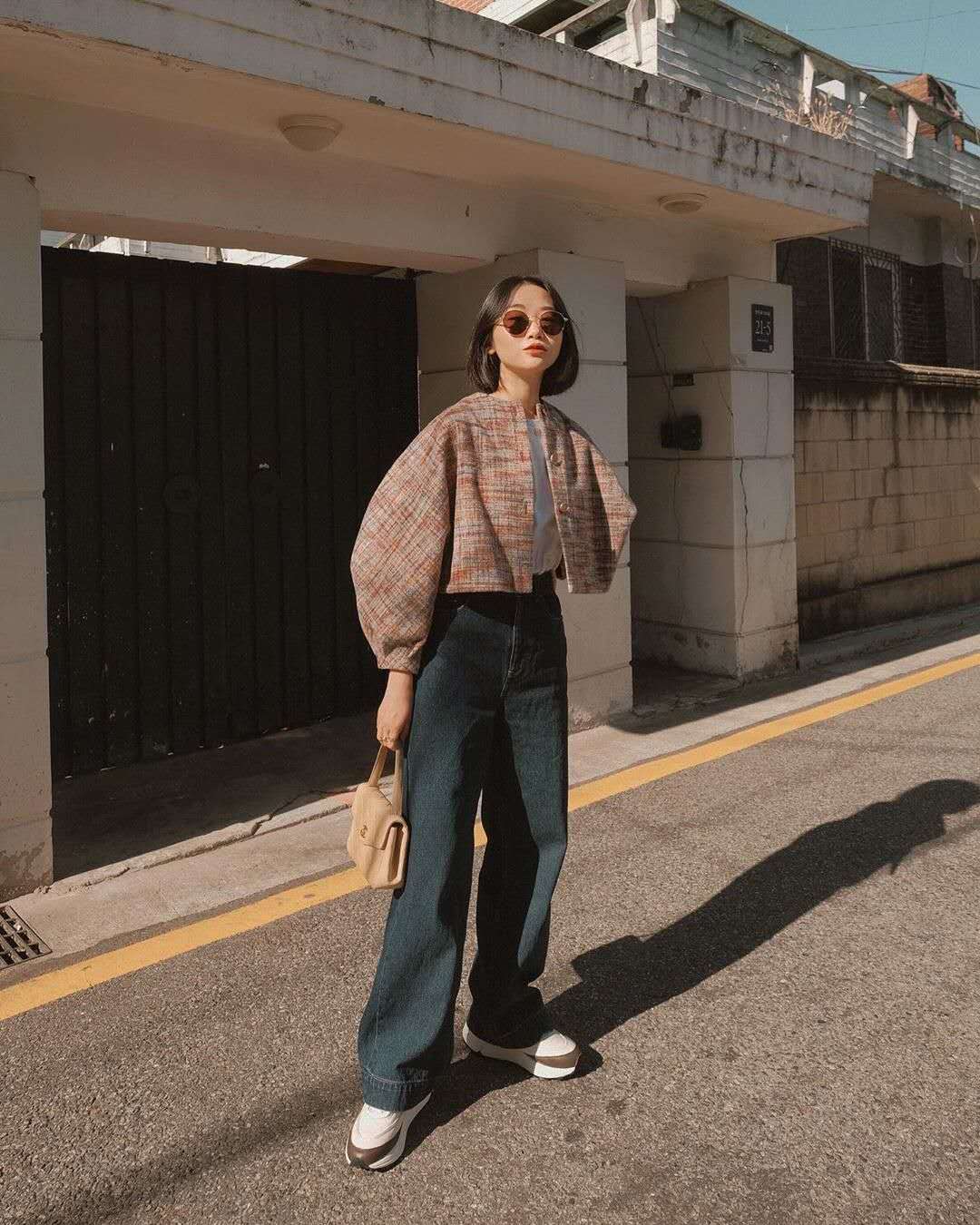 155小个子阔腿裤穿搭上衣,每个女生都应该尝试的阔腿裤穿搭