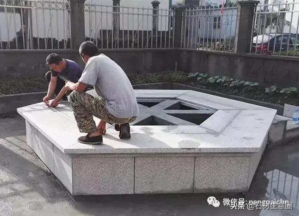 青石造亭镇宅造景;暨青石凉亭建造过程