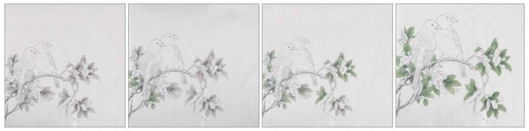 蜡嘴雀工笔画,蜡嘴鸟画画教程