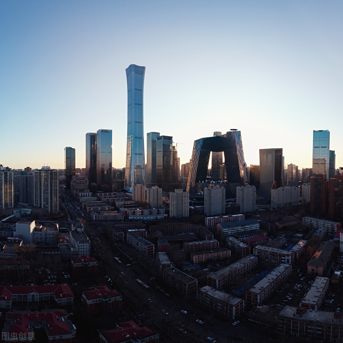 中信大厦中国尊北京最高楼,擎天柱北京展览馆