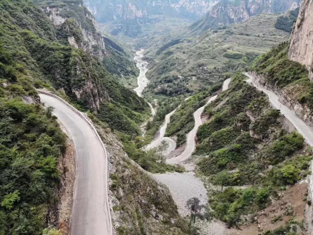 太行大峡谷挂壁公路自驾,郭亮太行大峡谷路线图