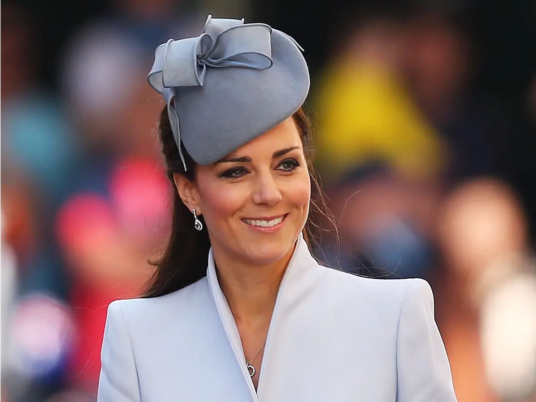 凯特王妃的英伦风帽子,凯特王妃戴礼帽的照片