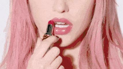 戚薇口红测评视频,小金条口红戚薇