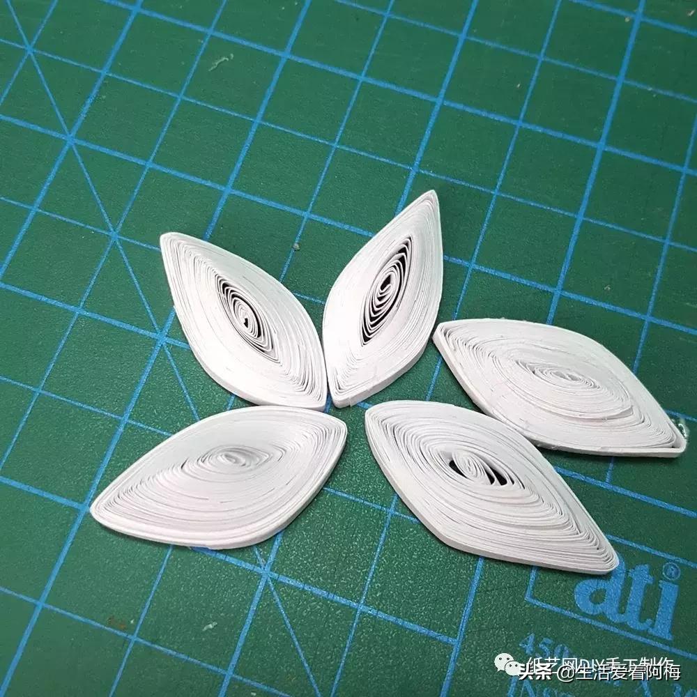 简单易学褶皱纸手工花束教师节,衍纸教师节立体花束教程