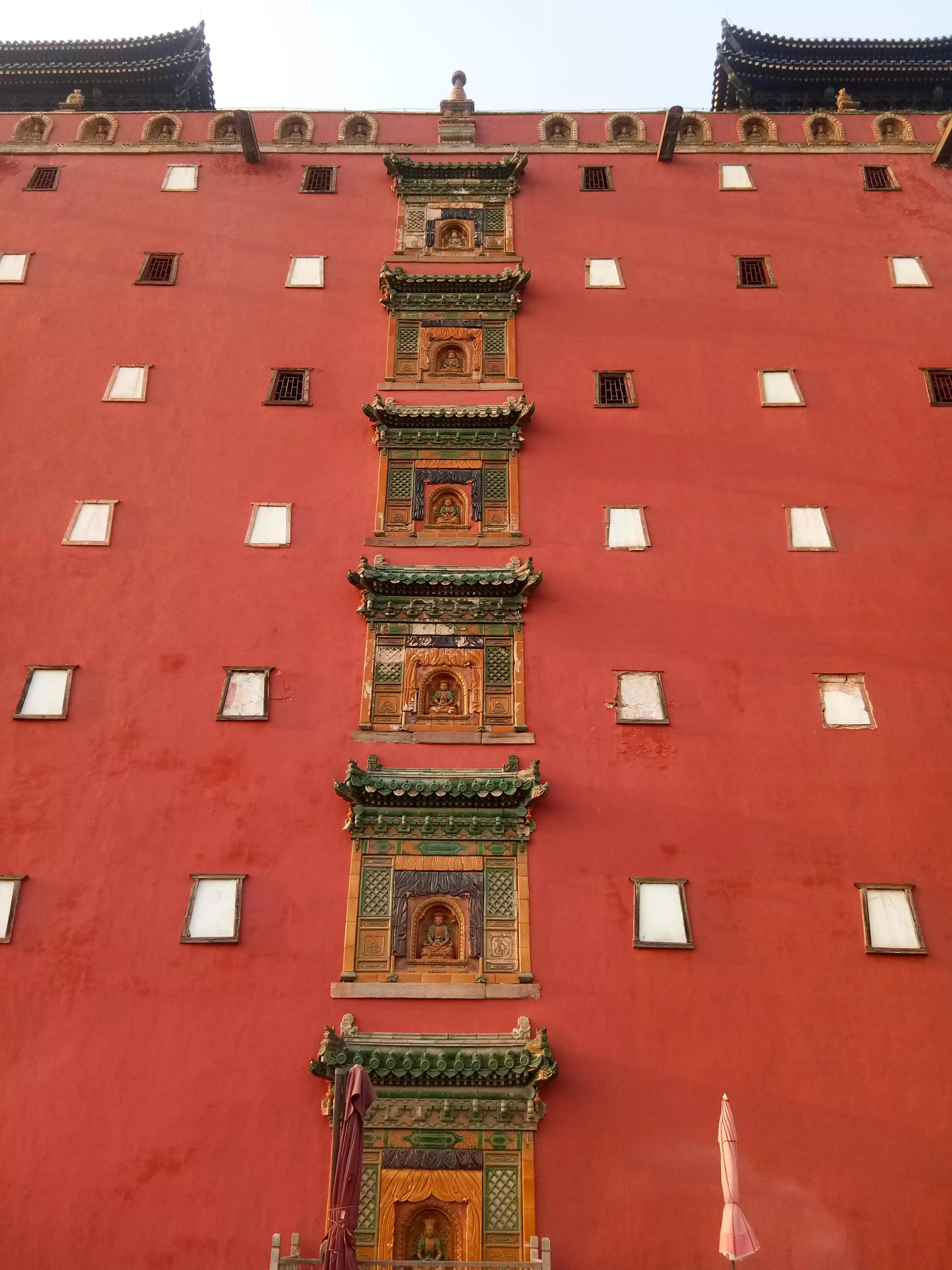 河北承德避暑山庄小布达拉宫全景,承德景点大佛寺布达拉宫