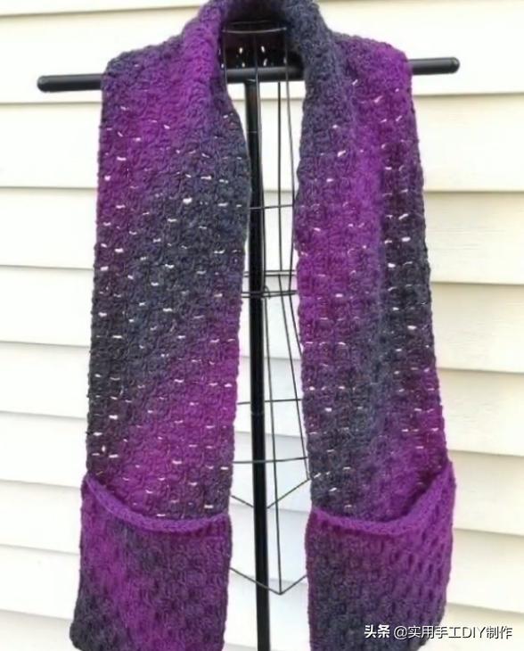 针织围巾新款图片大全,最新款围巾百搭又洋气针织