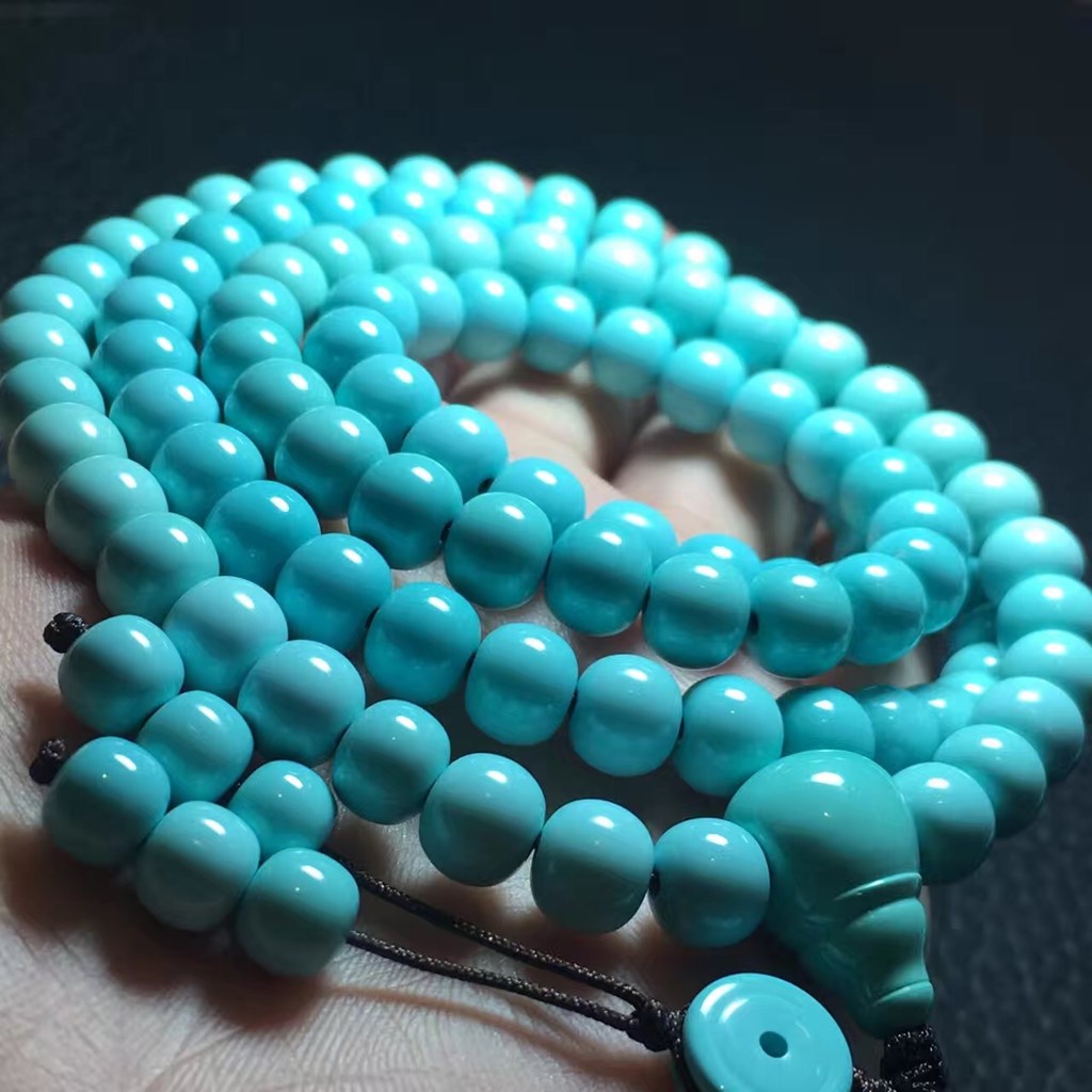 如何盘玩绿松石,绿松石手串盘玩