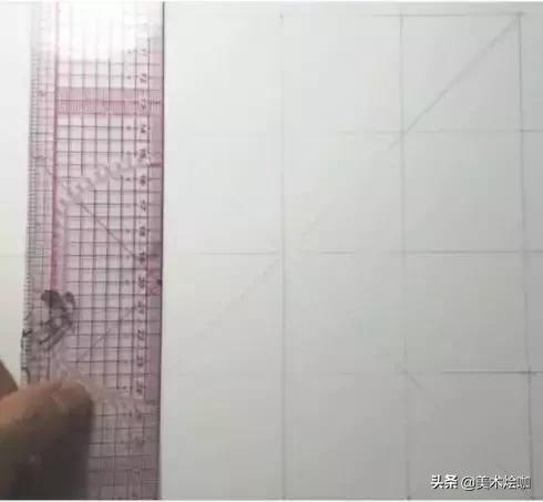 素描人头九宫格起形技巧,九宫格起形素描步骤图片