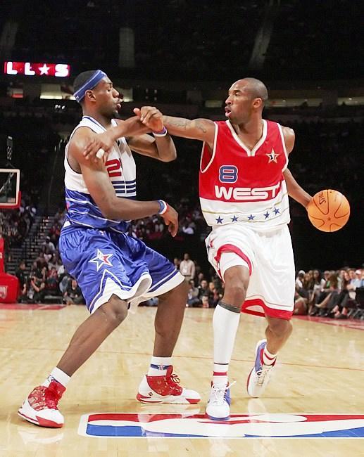 纪念科比的全明星球衣,科比全明星赛退役之战脚上穿的鞋