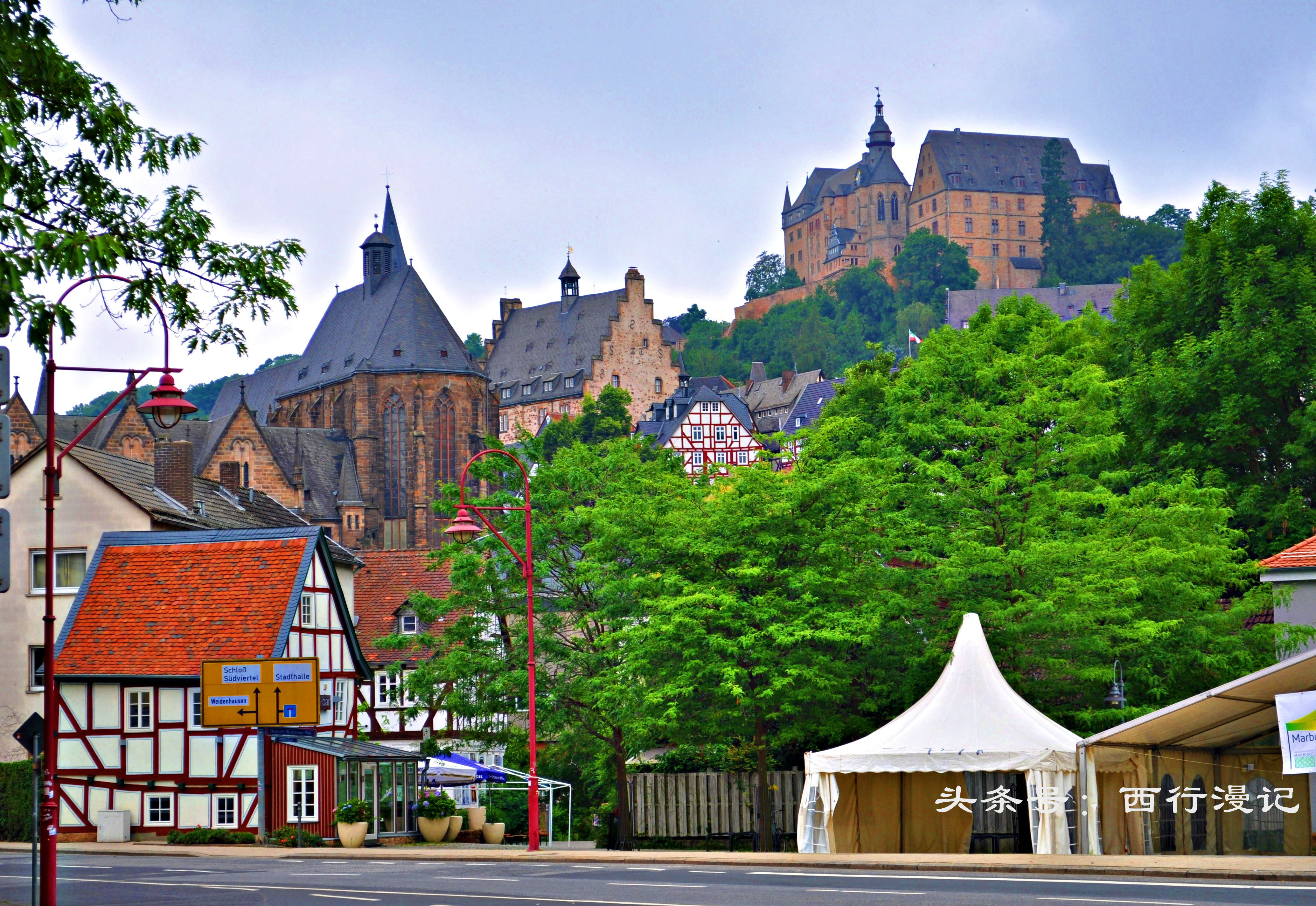 德国最美古城海德堡,青山绿水间的德国古城