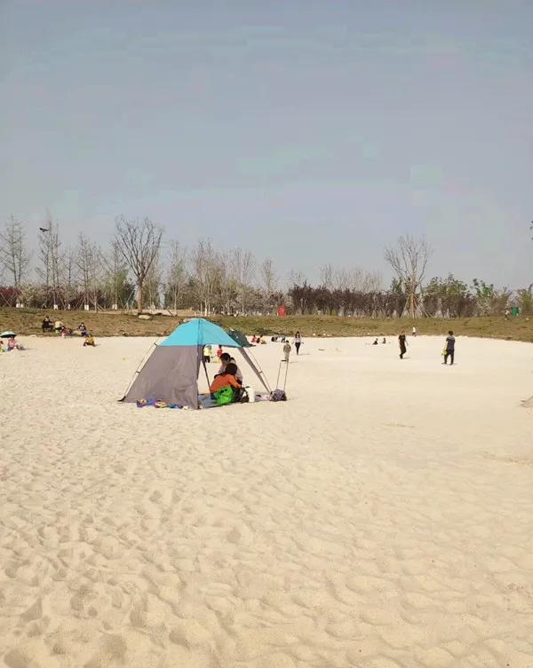 陕西咸阳鼓浪屿沙滩,咸阳沙滩景区