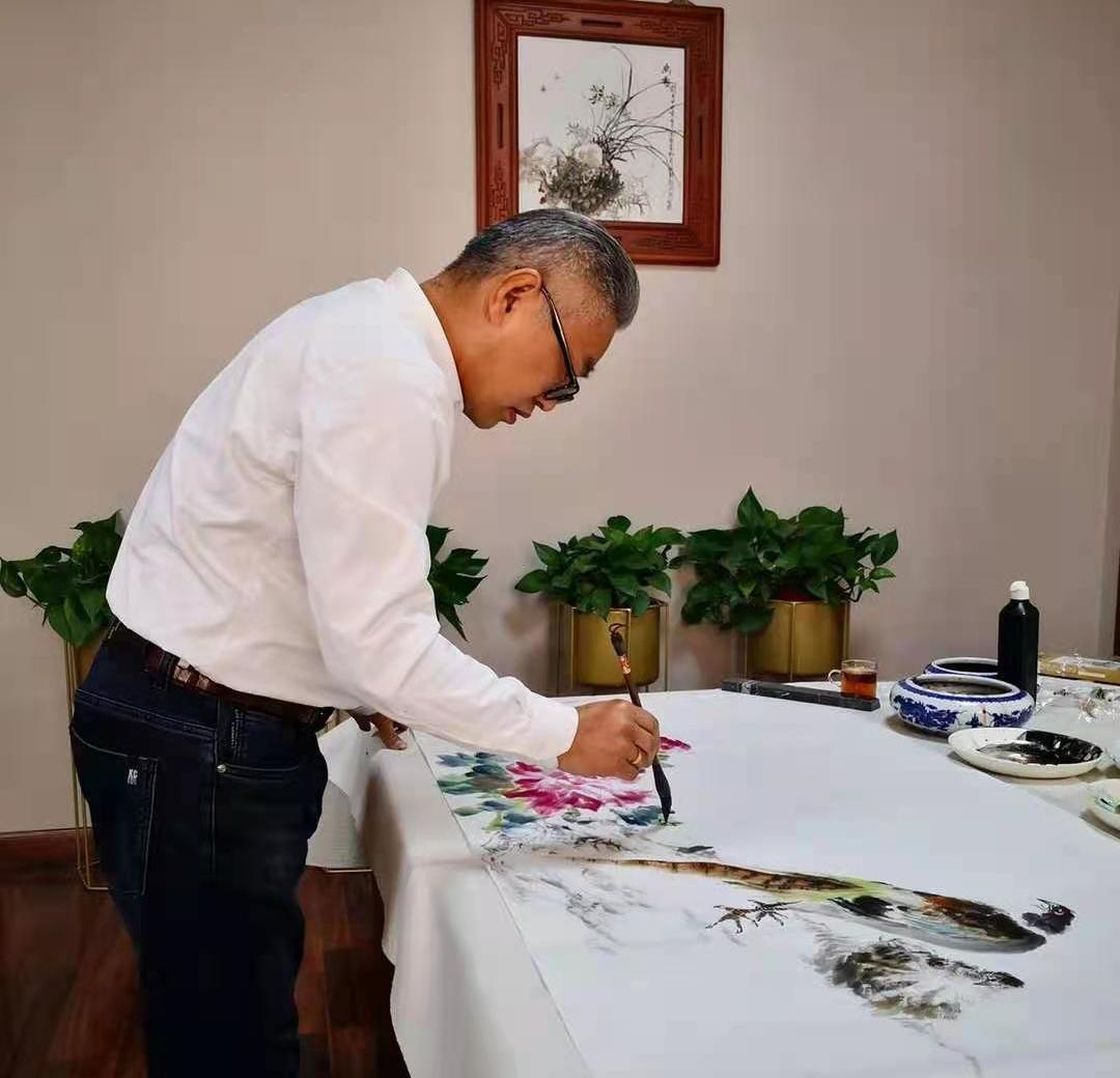 刘世雄绘画作品鉴赏,关于十年磨一剑砥砺再出发的绘画