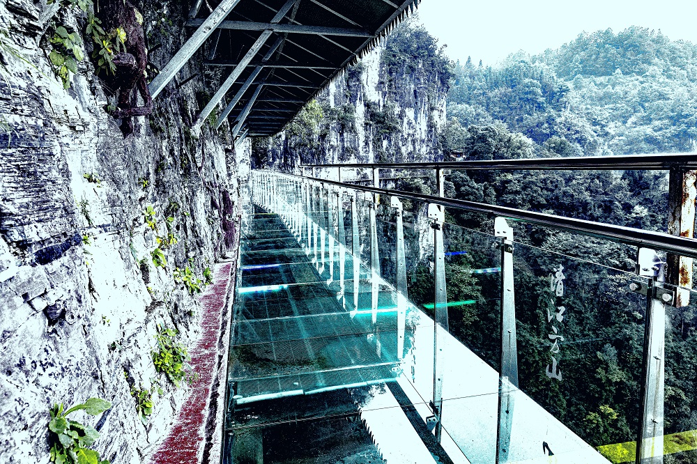 夜游方山风景区,夜游清江方山