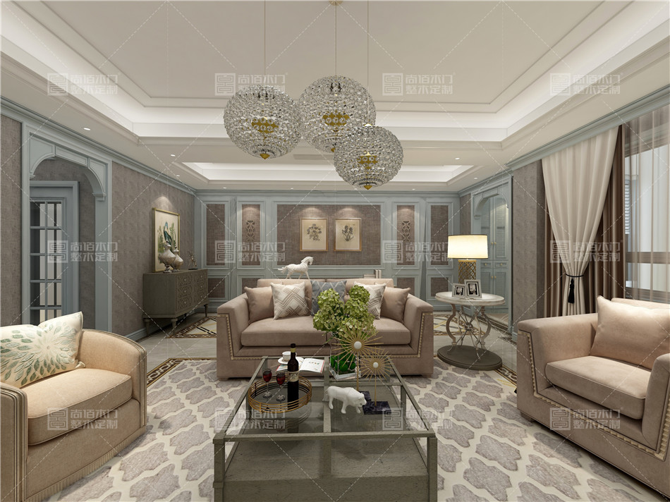 趁着岁月静好，把家“装”扮起来，博乐山水雅居206㎡简约效果图