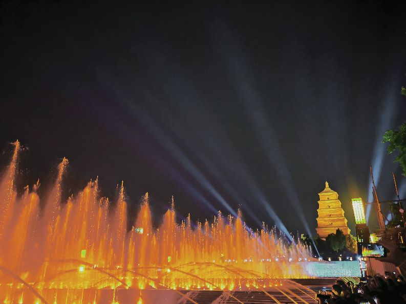 大唐不夜城手机拍的视频,大唐不夜城手机拍摄照片